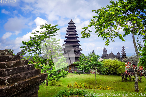 Image of Pura Besakih temple on mount Agung, Bali, Indonesia