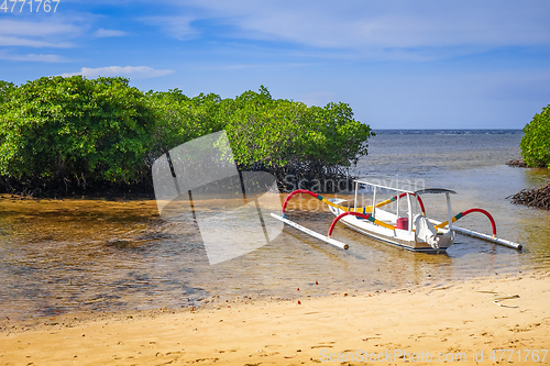 Image of Mangrove beach, Nusa Lembongan island, Bali, Indonesia