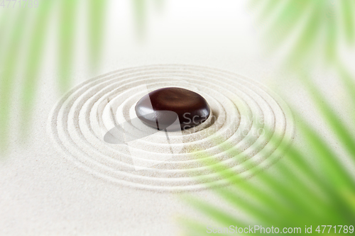 Image of Zen natural japanese garden background