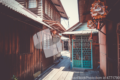 Image of George Town Chew jetty, Penang, Malaysia