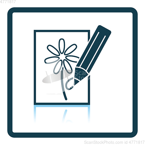 Image of Icon of Sketch with pencil