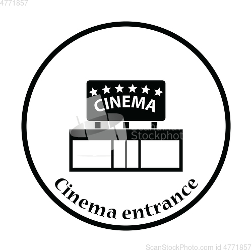 Image of Cinema entrance icon