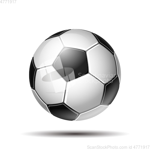 Image of Soccer ball isolated on white