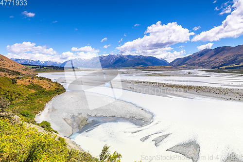 Image of beautiful landscape in the south part of New Zealand