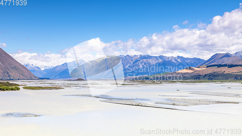 Image of beautiful landscape in the south part of New Zealand