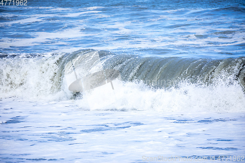 Image of stormy ocean scenery background