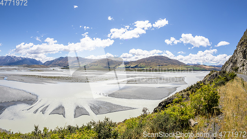 Image of beautiful landscape in the south part of New Zealand