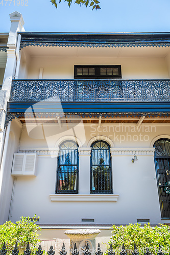 Image of a typical terrace house in Sydney Australia