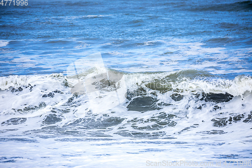 Image of stormy ocean scenery background