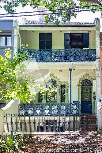 Image of a typical terrace house in Sydney Australia