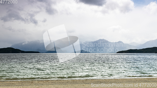 Image of scenery at Lake Te Anau, New Zealand