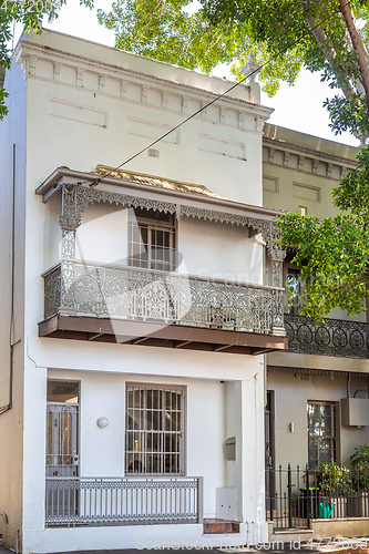 Image of a typical terrace house in Sydney Australia