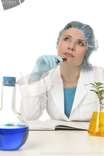 Image of Scientist thinking