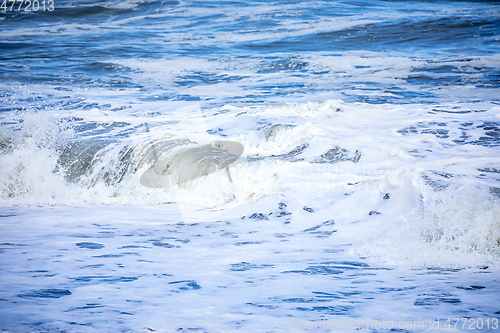 Image of stormy ocean scenery background