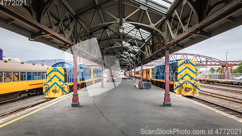 Image of railway station of Dunedin south New Zealand