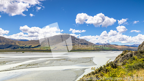 Image of beautiful landscape in the south part of New Zealand