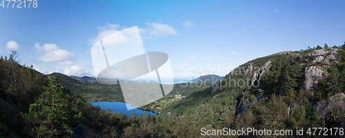 Image of Way to the Preikestolen, Rogaland, Norway