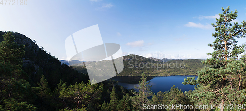 Image of Way to the Preikestolen, Rogaland, Norway