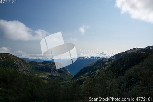 Image of Way to the Preikestolen, Rogaland, Norway