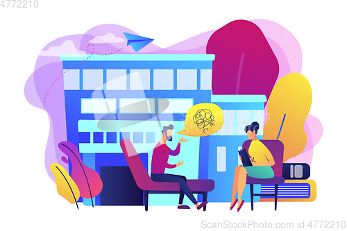 Image of Psychologist service concept vector illustration.