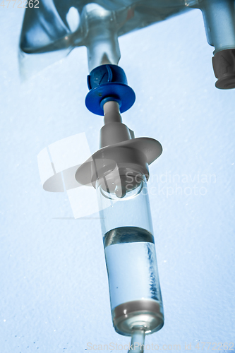 Image of Intravenous drip equipment in hospital
