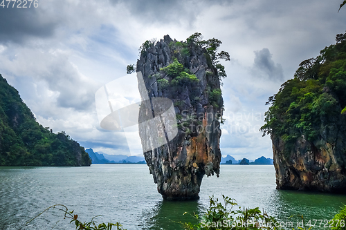 Image of Ko tapu island in Phang Nga Bay, Thailand