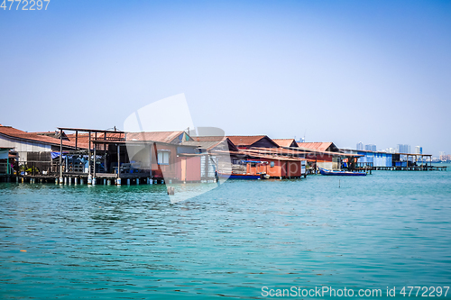 Image of George Town Chew jetty, Penang, Malaysia