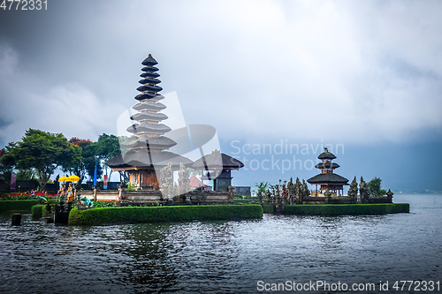 Image of Pura Ulun Danu Bratan temple, bedugul, Bali, Indonesia