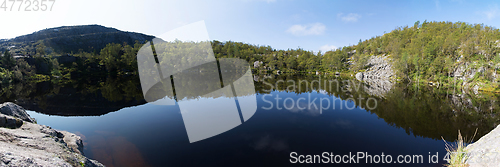 Image of Way to the Preikestolen, Rogaland, Norway