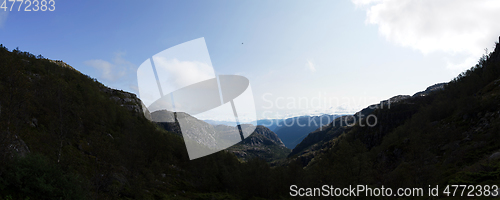 Image of Way to the Preikestolen, Rogaland, Norway