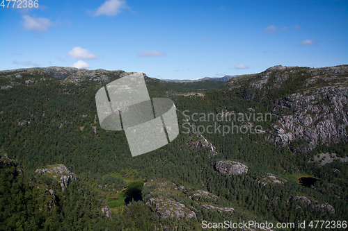 Image of Way to the Preikestolen, Rogaland, Norway