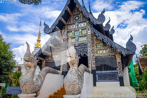 Image of Wat Chedi Luang temple buildings, Chiang Mai, Thailand 