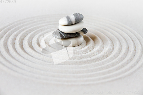 Image of Zen japanese garden background