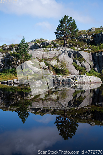 Image of Way to the Preikestolen, Rogaland, Norway