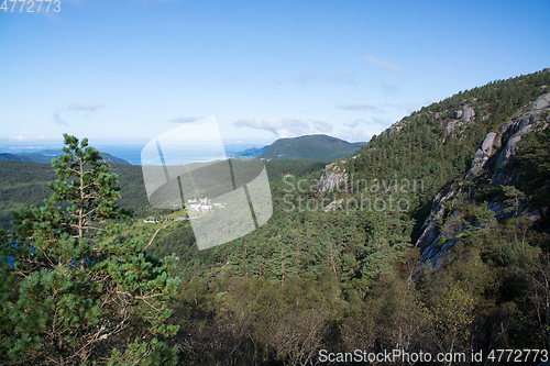 Image of Way to the Preikestolen, Rogaland, Norway