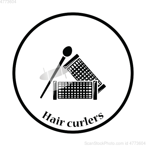 Image of Hair curlers icon