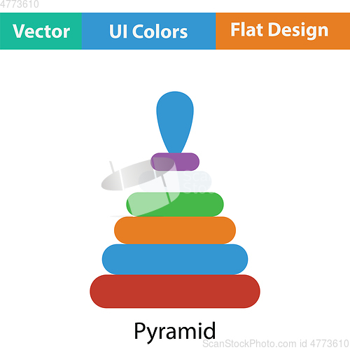 Image of Pyramid toy icon