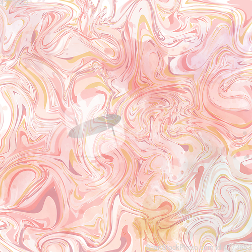 Image of Abstract liquid pink marble effect background