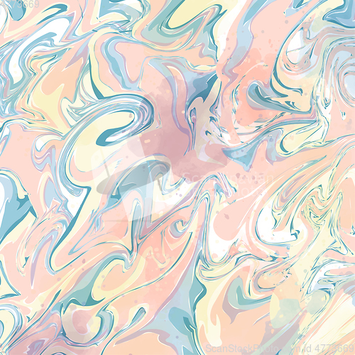 Image of Abstract liquid pink marble effect background