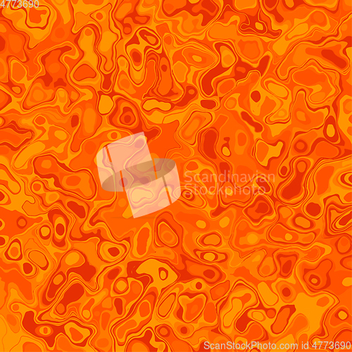 Image of Creative orange abstract marble effect texture background