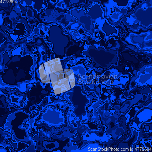 Image of Creative blue abstract marble effect texture background