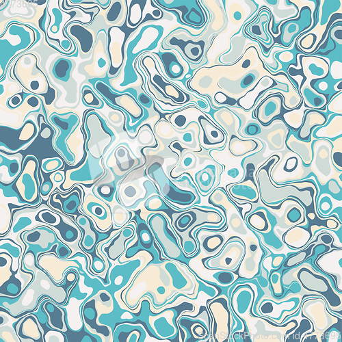 Image of Creative blue abstract marble effect texture background