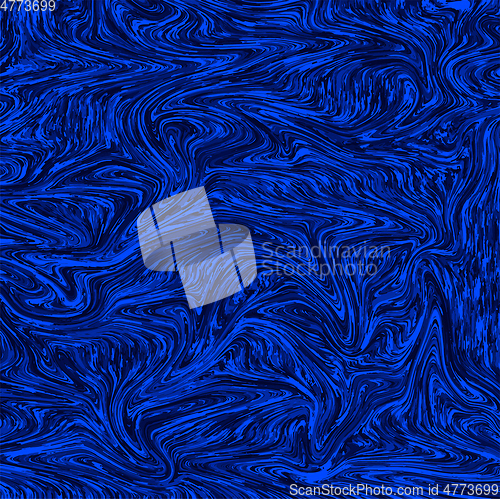 Image of Modern blue abstract marble effect texture background