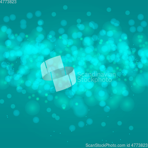 Image of Beautiful turquoise bokeh abstract background
