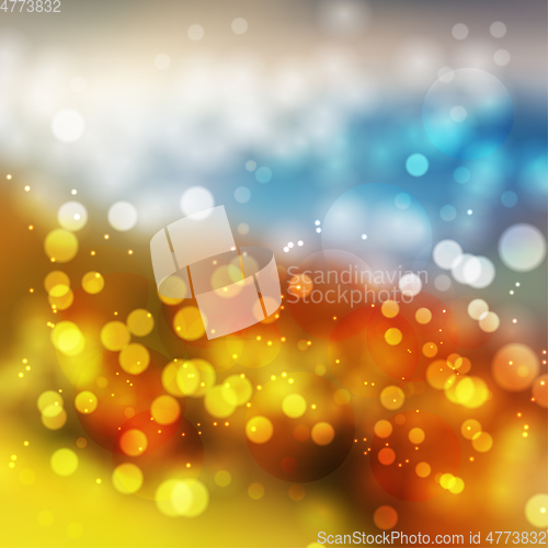 Image of Amazing colorful bokeh abstract background