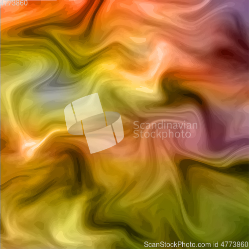 Image of Modern colorful liquid waves.  Art design.