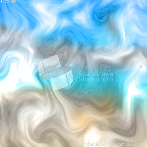 Image of Modern colorful liquid waves.  Art design.