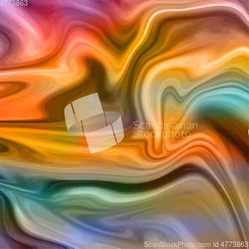 Image of Modern colorful liquid waves.  Art design.