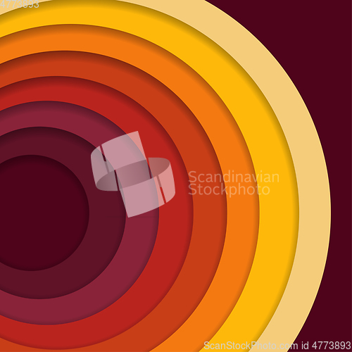 Image of Abstract 3d paper cut background