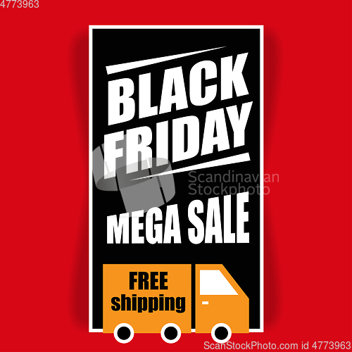 Image of Black friday banner.